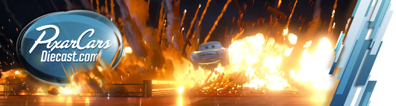Disney Cars Metal Mini Racers - Nighttime in Radiator Springs - Mcqueen,  Flo, Ramone 